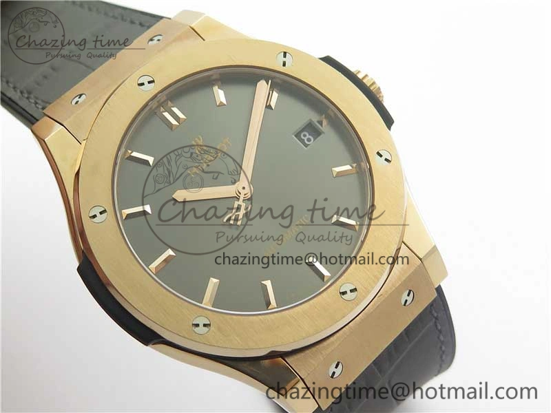 OdorResistant Fusion 45mm RG WWF 1:1 Best Edition Gray Dial on Gray Gummy Strap A 6840
