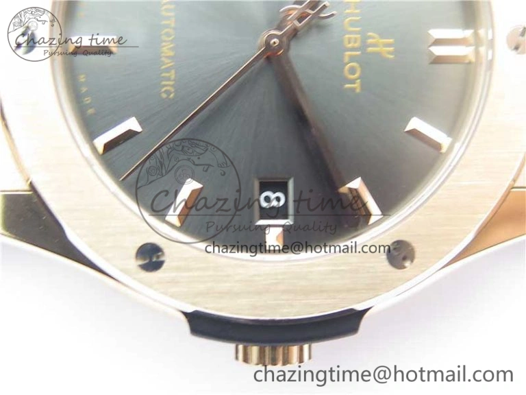 OdorResistant Fusion 45mm RG WWF 1:1 Best Edition Gray Dial on Gray Gummy Strap A 6840