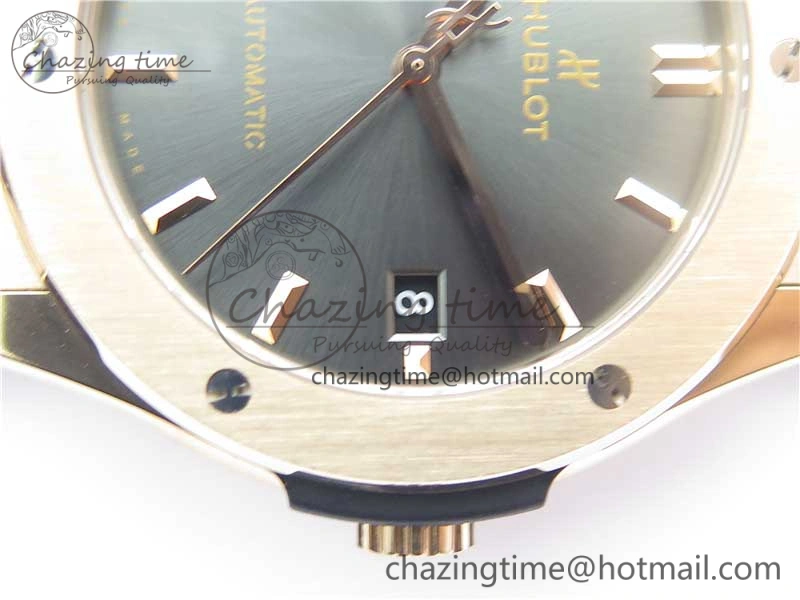 OdorResistant Fusion 45mm RG WWF 1:1 Best Edition Gray Dial on Gray Gummy Strap A 6840