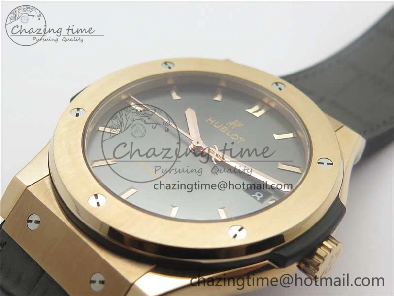 OdorResistant Fusion 45mm RG WWF 1:1 Best Edition Gray Dial on Gray Gummy Strap A 6840