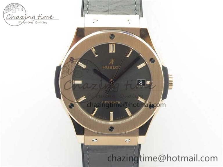 OdorResistant Fusion 45mm RG WWF 1:1 Best Edition Gray Dial on Gray Gummy Strap A 6840
