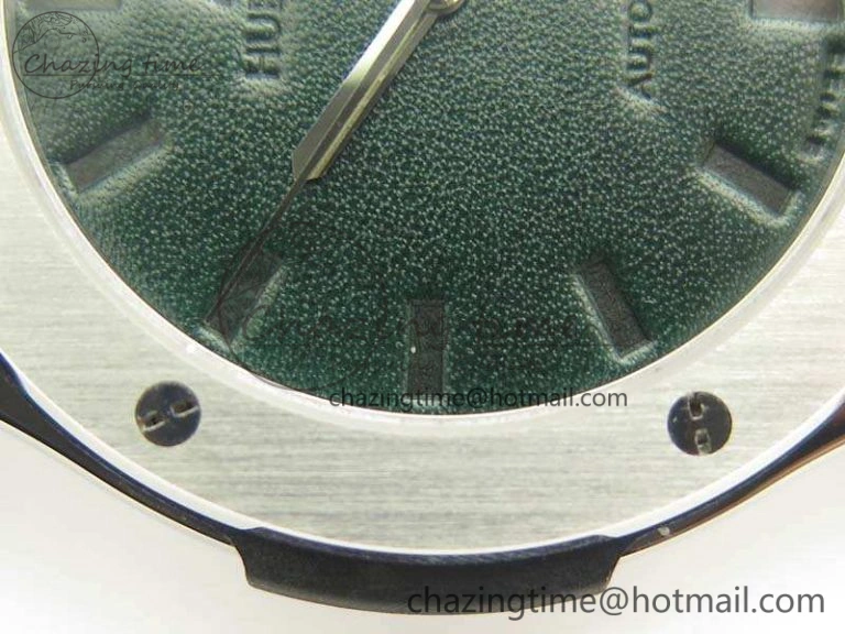 Soft Fusion 45mm SS Berluti Scritto SRF Best Edition Black Leather Dial On Gummy Strap A2892 V 6908