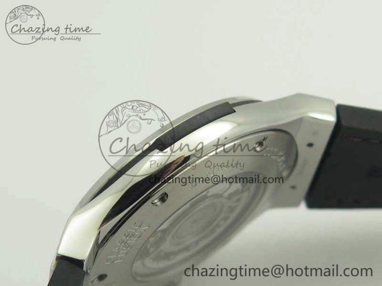 Snug Fusion 45mm SS Berluti Scritto SRF Best Edition Brown Leather Dial On Gummy Strap A2892 V 6907