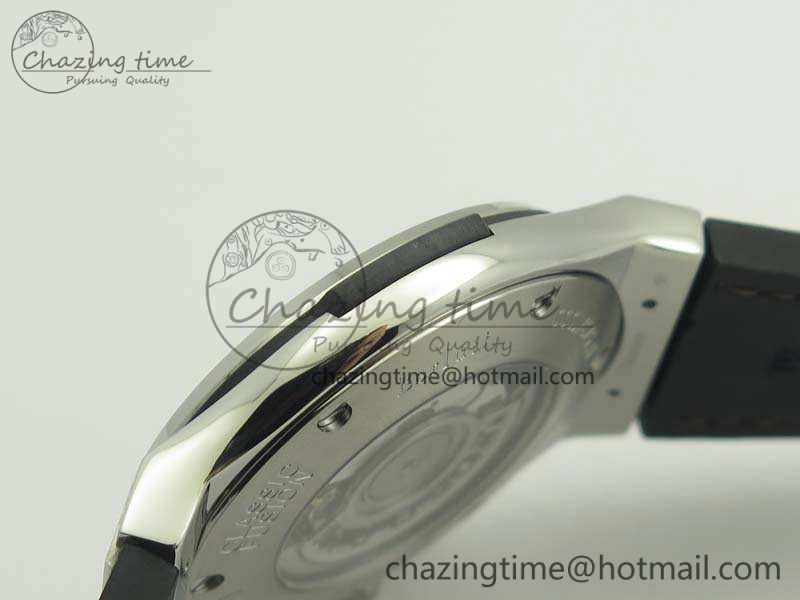 Snug Fusion 45mm SS Berluti Scritto SRF Best Edition Brown Leather Dial On Gummy Strap A2892 V 6907