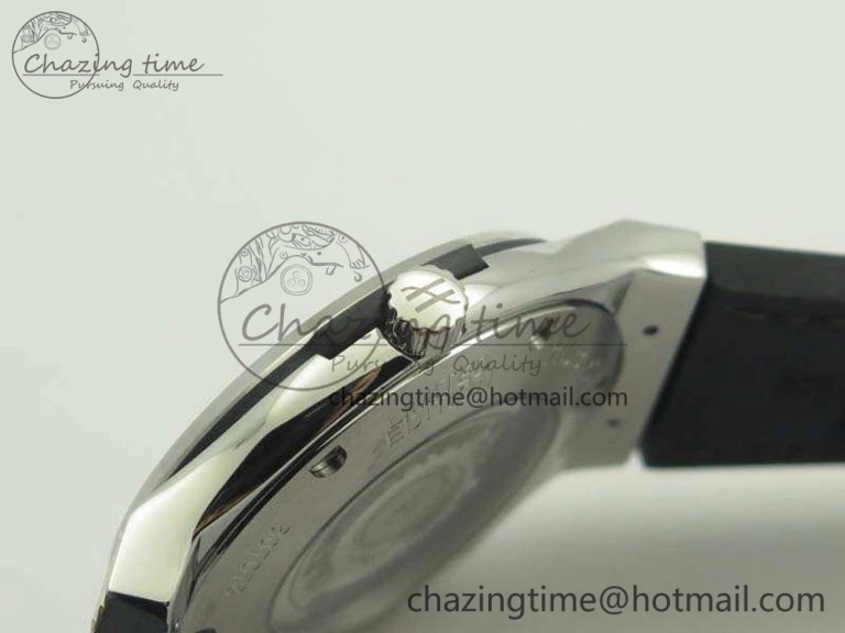 Snug Fusion 45mm SS Berluti Scritto SRF Best Edition Brown Leather Dial On Gummy Strap A2892 V 6907