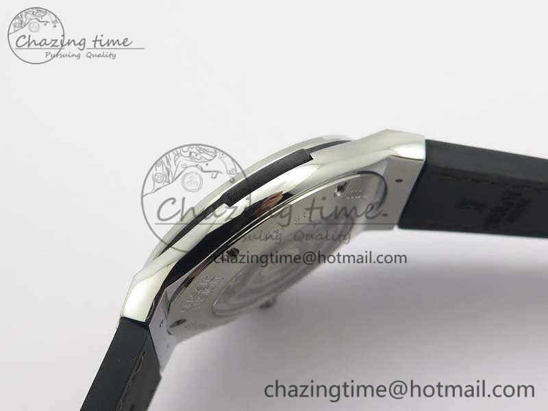 Fusion 45mm SS Berluti Scritto SRF Best Edition Brown Leather Dial On Gummy Strap A Tailored 6942