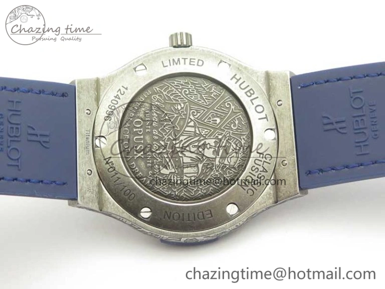 Fusion 45mm SS Engravings Case SRF Best Edition Blue Dial On Blue Gummy Strap A2892 (Free Box) MultiPurpose 6895