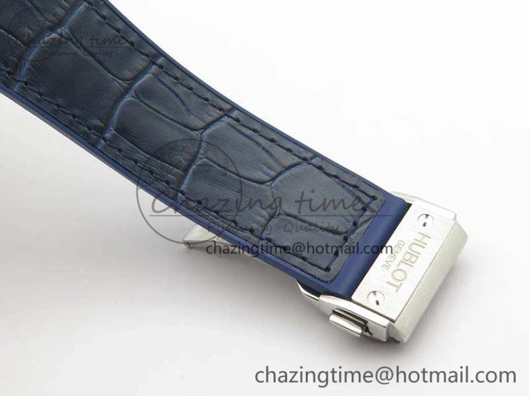 Fusion 45mm SS SRF Best Edition Blue Dial On Gummy Strap A Thermal 6943