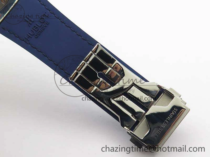 Fusion 45mm SS SRF Best Edition Blue Dial On Gummy Strap A Thermal 6943