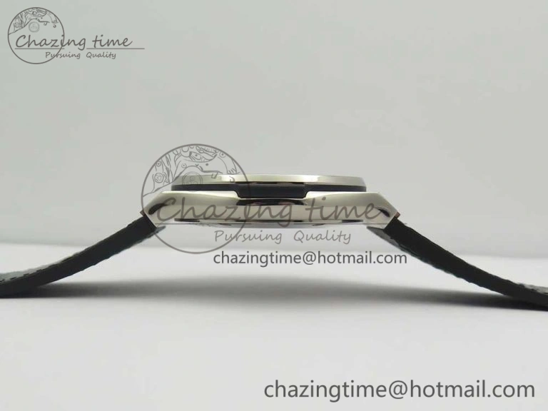 Flexible Fusion 45mm Titanium WWF 1:1 V2 Best Edition Black Dial On Black Gummy Strap Asian HB 6841