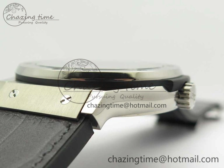 Fusion 45mm Titanium WWF 1:1 V2 Best Edition Gray Dial On Gray Gummy Strap Asian HB Versatile 6842