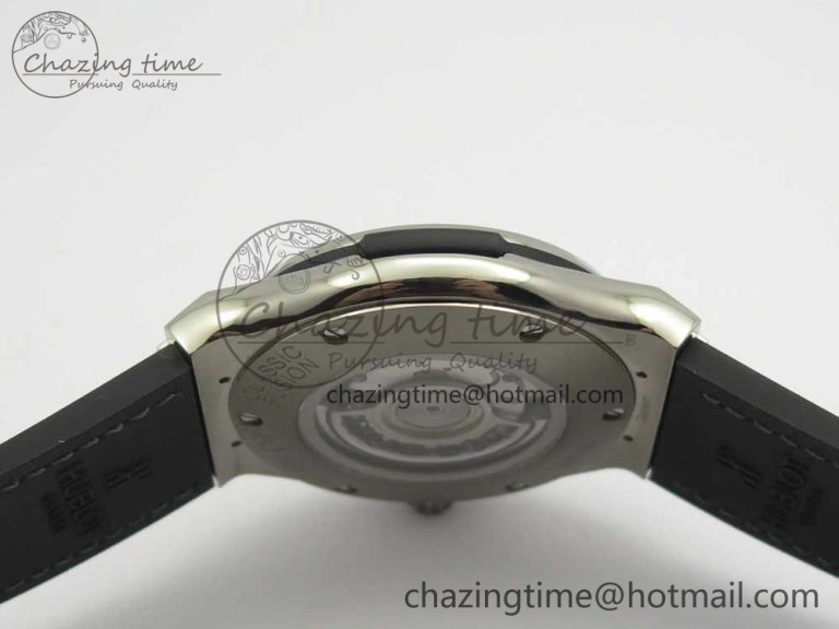 Fusion 45mm Titanium WWF 1:1 V2 Best Edition Gray Dial On Gray Gummy Strap Asian HB Versatile 6842