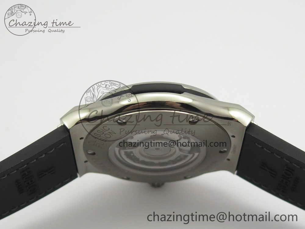 Fusion 45mm Titanium WWF 1:1 V2 Best Edition Gray Dial On Gray Gummy Strap Asian HB Versatile 6842
