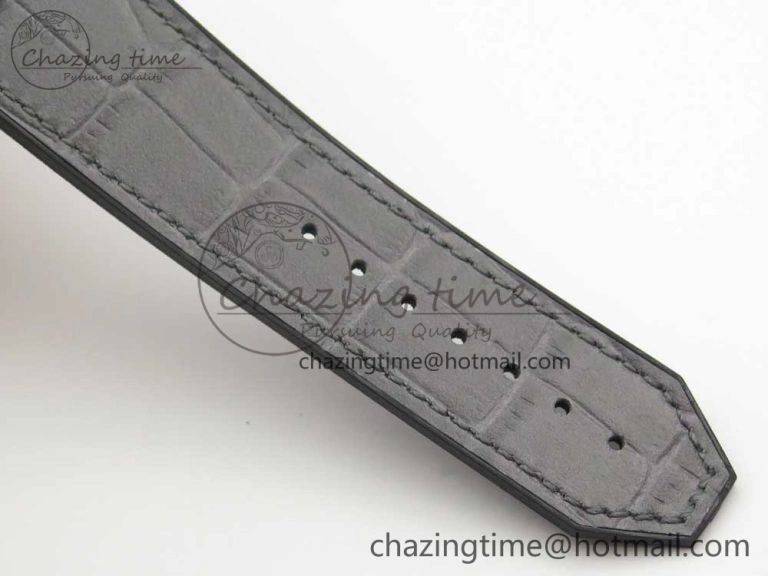 Fusion 45mm Titanium WWF 1:1 V2 Best Edition Gray Dial On Gray Gummy Strap Asian HB Versatile 6842