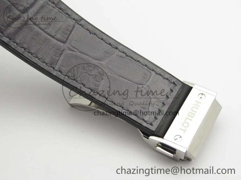 Fusion 45mm Titanium WWF 1:1 V2 Best Edition Gray Dial On Gray Gummy Strap Asian HB Versatile 6842