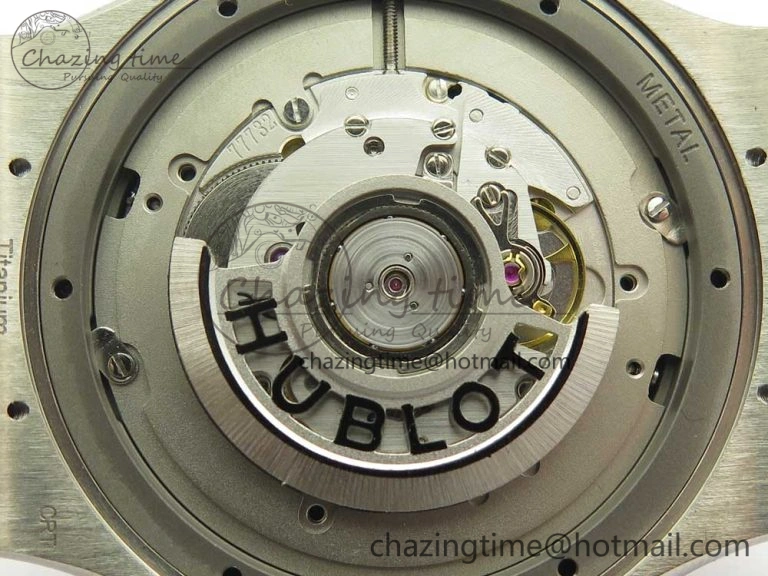 Fusion 45mm Titanium WWF 1:1 V2 Best Edition Gray Dial On Gray Gummy Strap Asian HB Versatile 6842