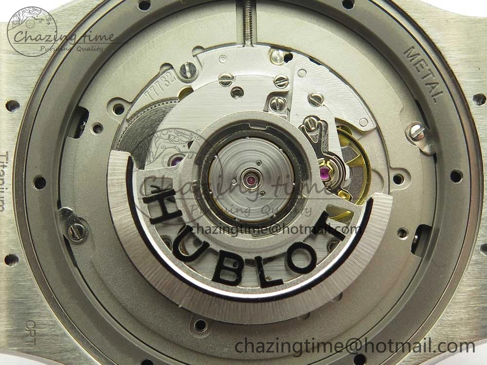 Fusion 45mm Titanium WWF 1:1 V2 Best Edition Gray Dial On Gray Gummy Strap Asian HB Versatile 6842