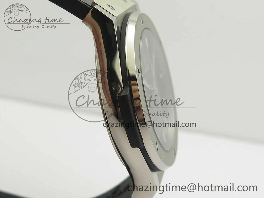 Fusion 45mm Titanium WWF 1:1 V2 Best Edition Gray Dial On Gray Gummy Strap Asian HB Versatile 6842