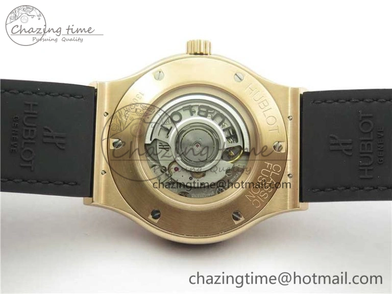 Refined Fusion Automatic  RG Diamonds Case WWF Best Edition Diamonds Paved Dial on Black Gummy Strap HB 6822