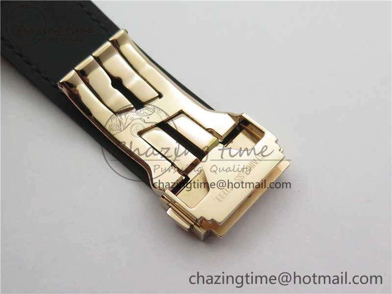 Refined Fusion Automatic  RG Diamonds Case WWF Best Edition Diamonds Paved Dial on Black Gummy Strap HB 6822