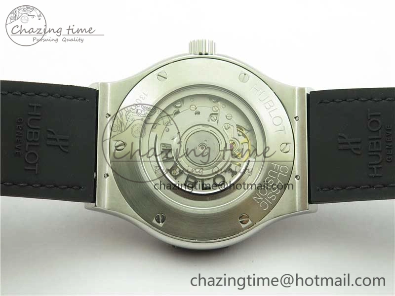 Fusion Automatic  SS Diamonds Case WWF Best Edition Diamonds Paved Dial on Black Gummy Strap HB Attractive 6821