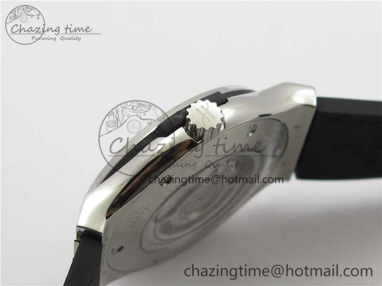 WellDesigned Fusion Automatic SS WWF Best Edition Diamonds Case Diamonds Skull Dial on Black Leather Strap HB 6827