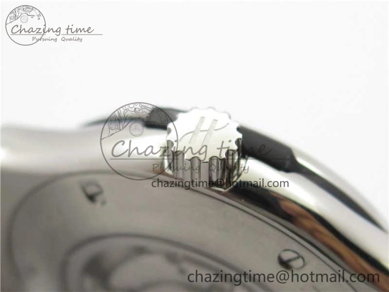 WellDesigned Fusion Automatic SS WWF Best Edition Diamonds Case Diamonds Skull Dial on Black Leather Strap HB 6827