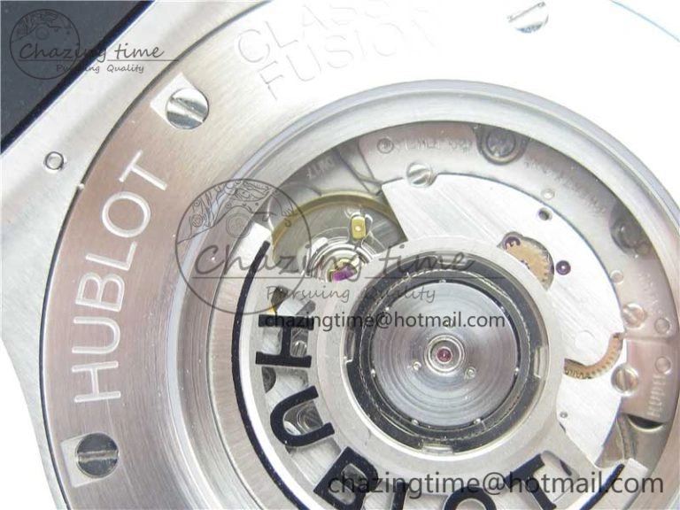 WellDesigned Fusion Automatic SS WWF Best Edition Diamonds Case Diamonds Skull Dial on Black Leather Strap HB 6827