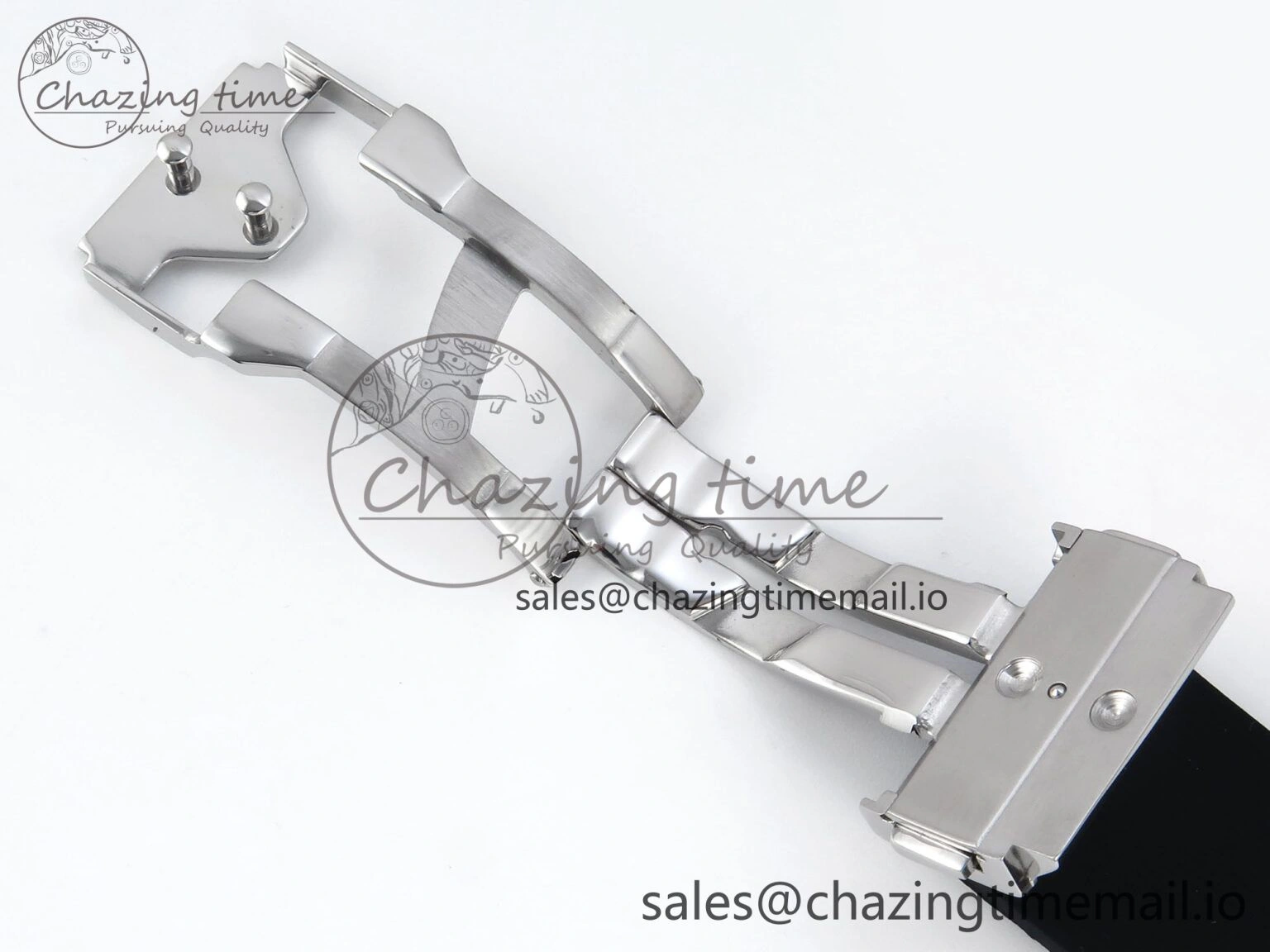 Lightweight Fusion Bang 42mm HBF 1:1 Best Edition Black Dial Diamonds Bezel on Black Rubber Strap A 6685