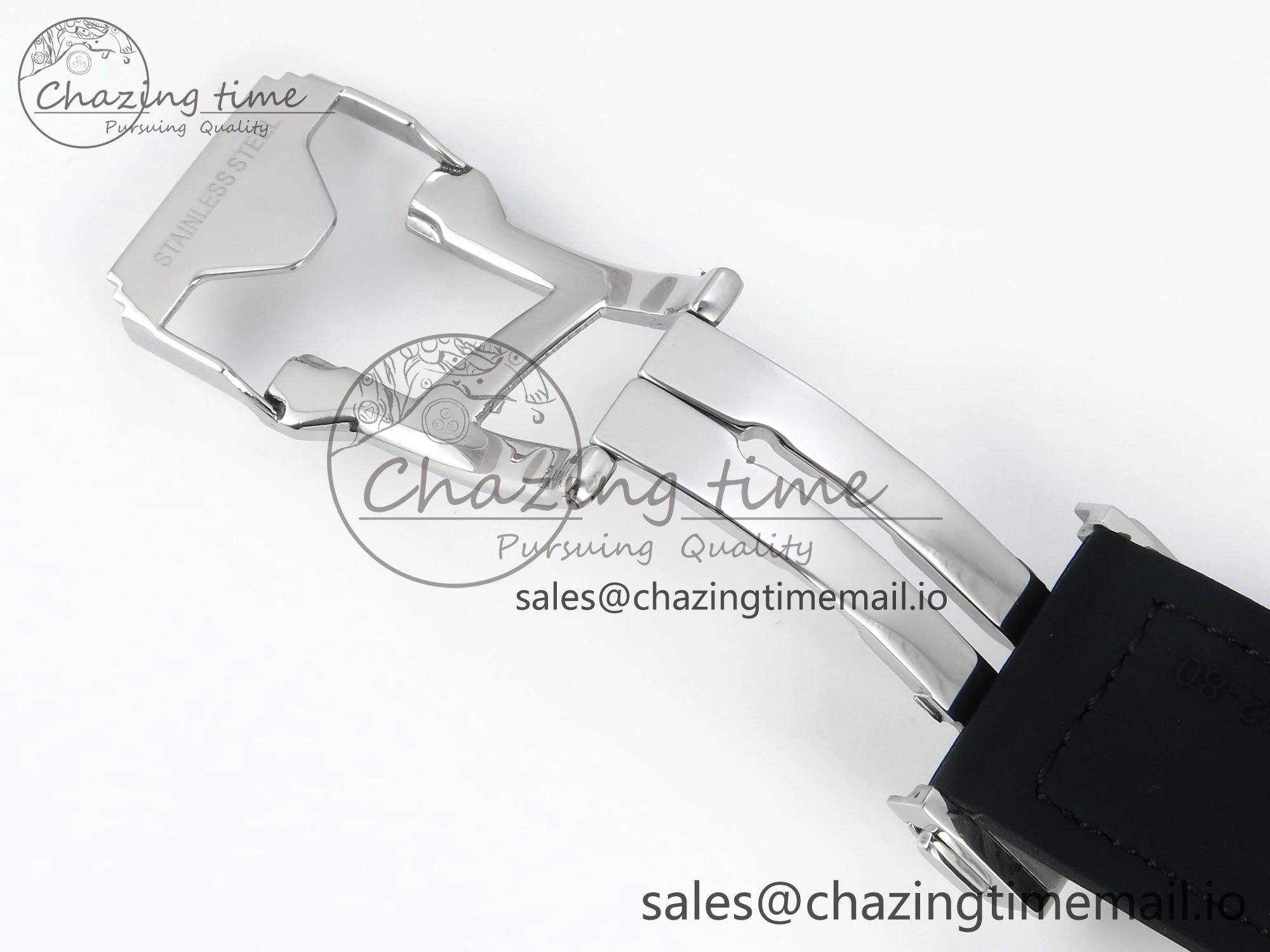 Versatile Fusion Bang 42mm HBF 1:1 Best Edition Black Dial on Black Leather Strap A 6682