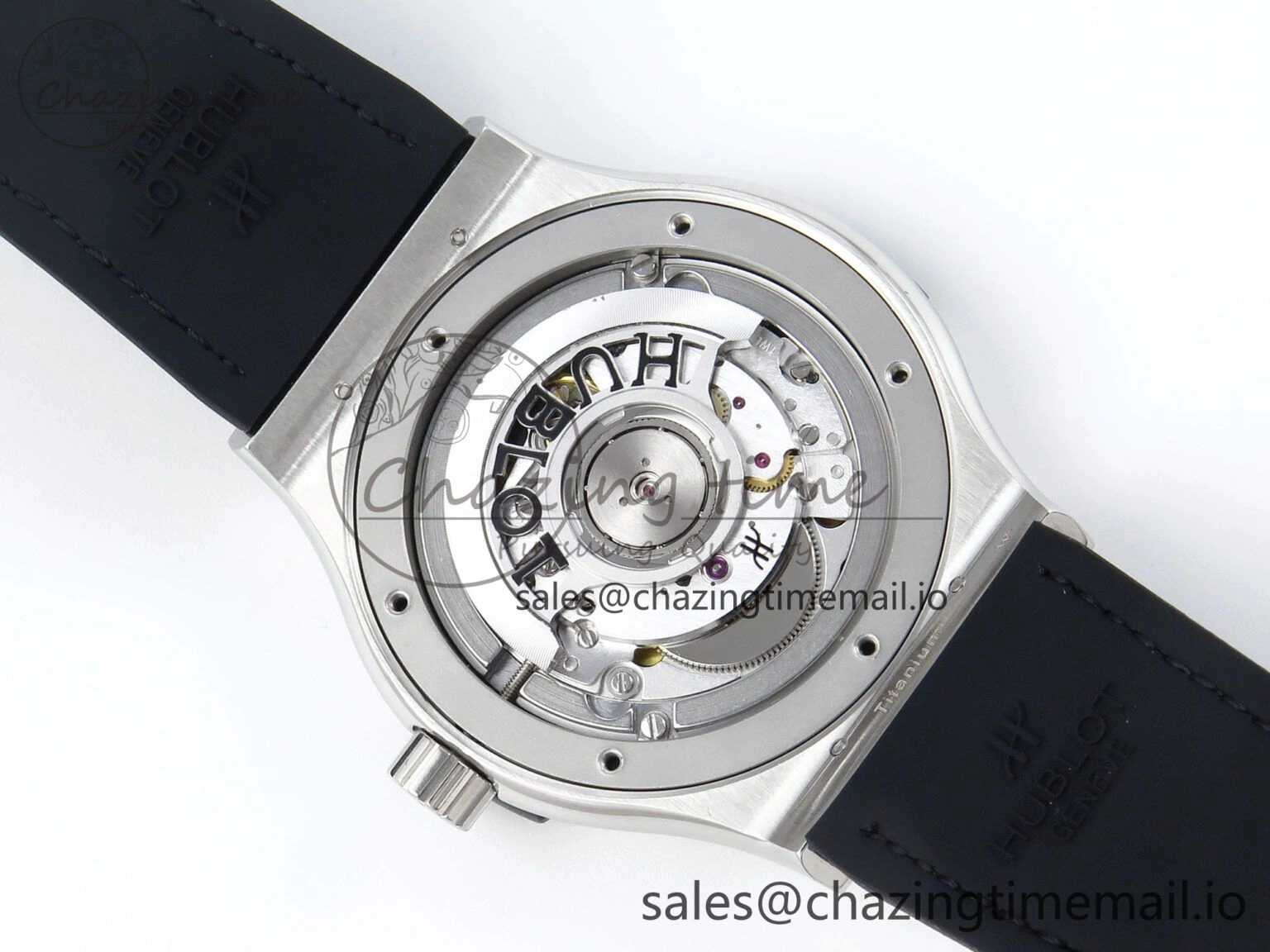 Versatile Fusion Bang 42mm HBF 1:1 Best Edition Black Dial on Black Leather Strap A 6682
