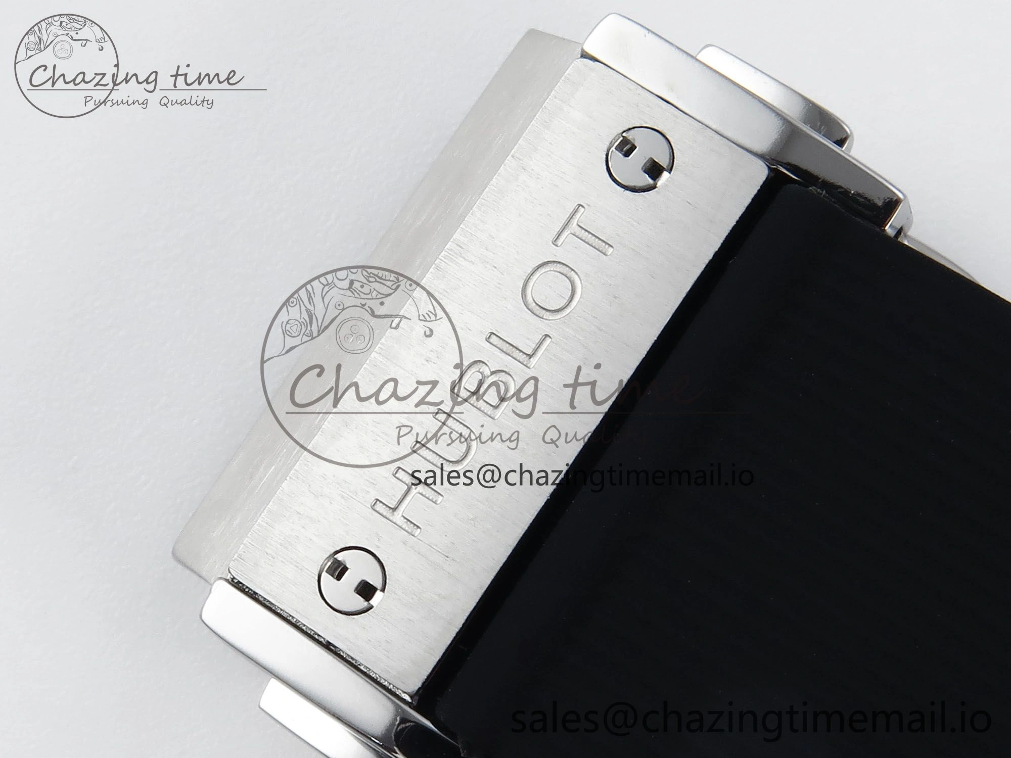 Fusion Bang 42mm HBF 1:1 Best Edition Black Dial on Black Rubber Strap A SunProtective 6687