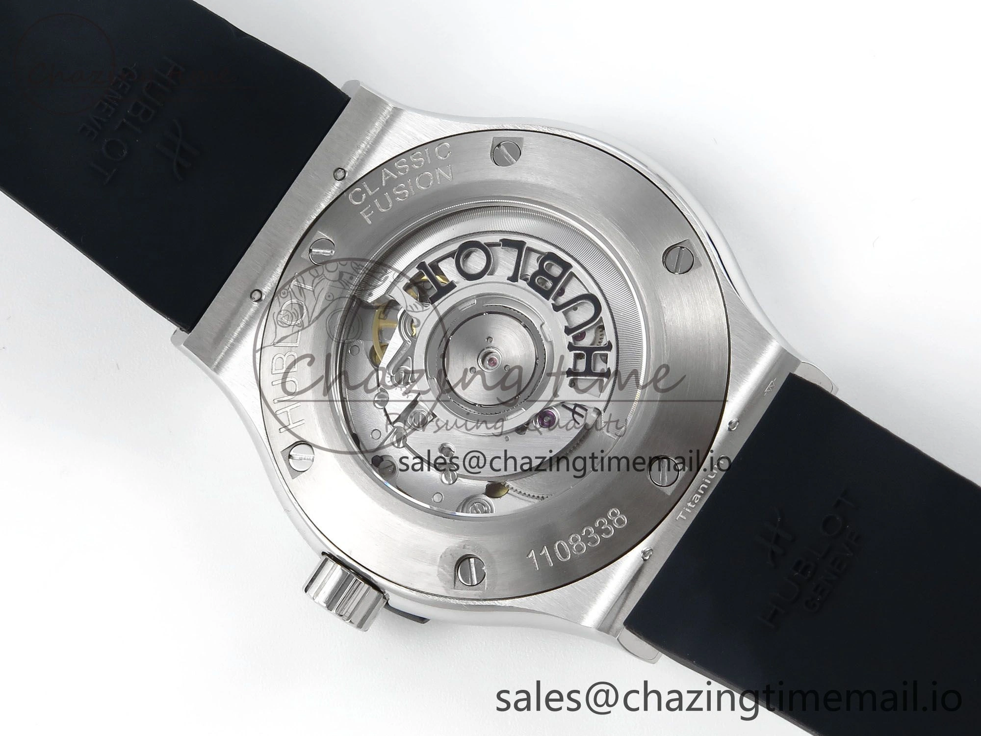 Fusion Bang 42mm HBF 1:1 Best Edition Black Dial on Black Rubber Strap A SunProtective 6687