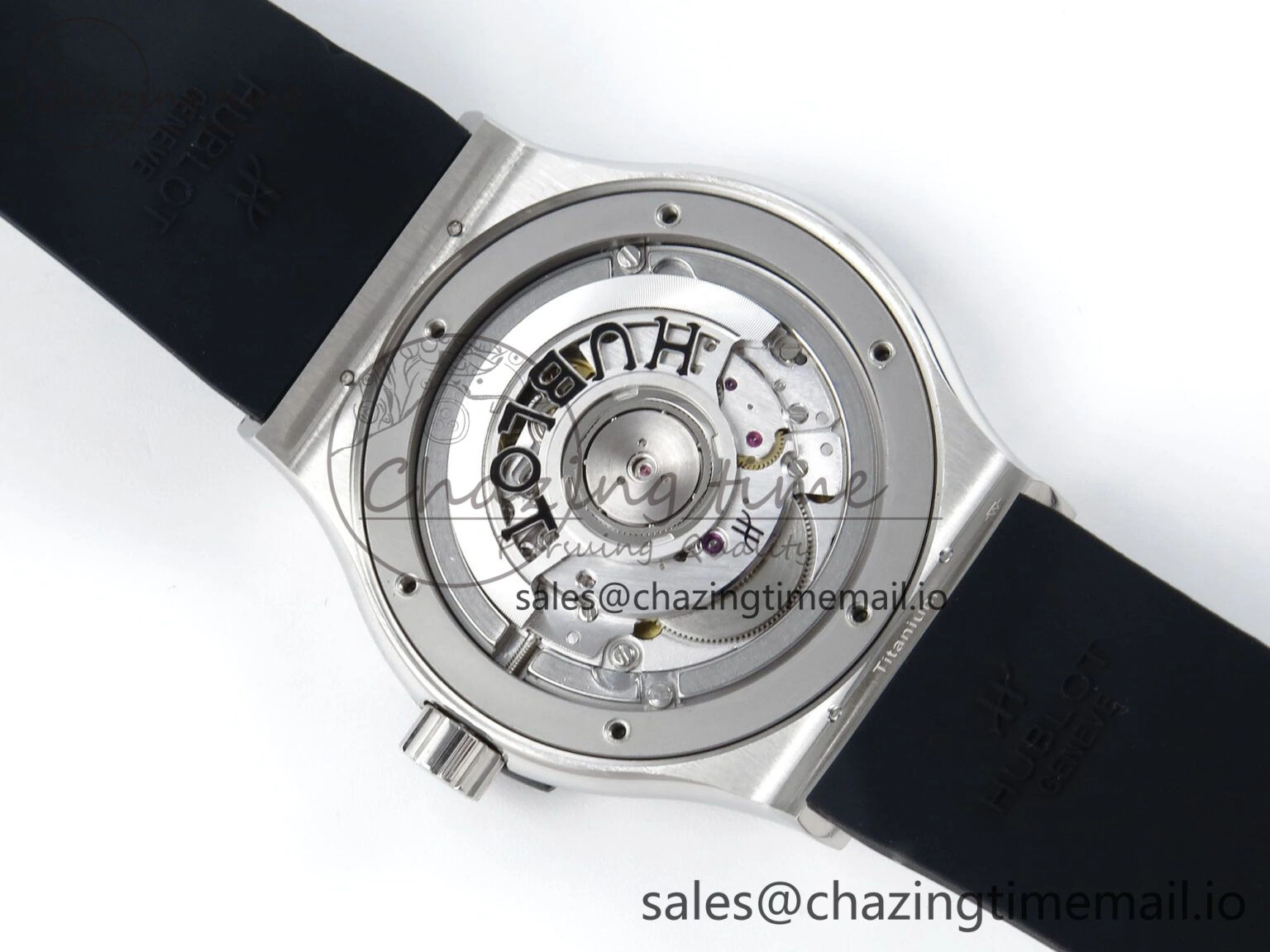 Fusion Bang 42mm HBF 1:1 Best Edition Black Dial on Black Rubber Strap A SunProtective 6687
