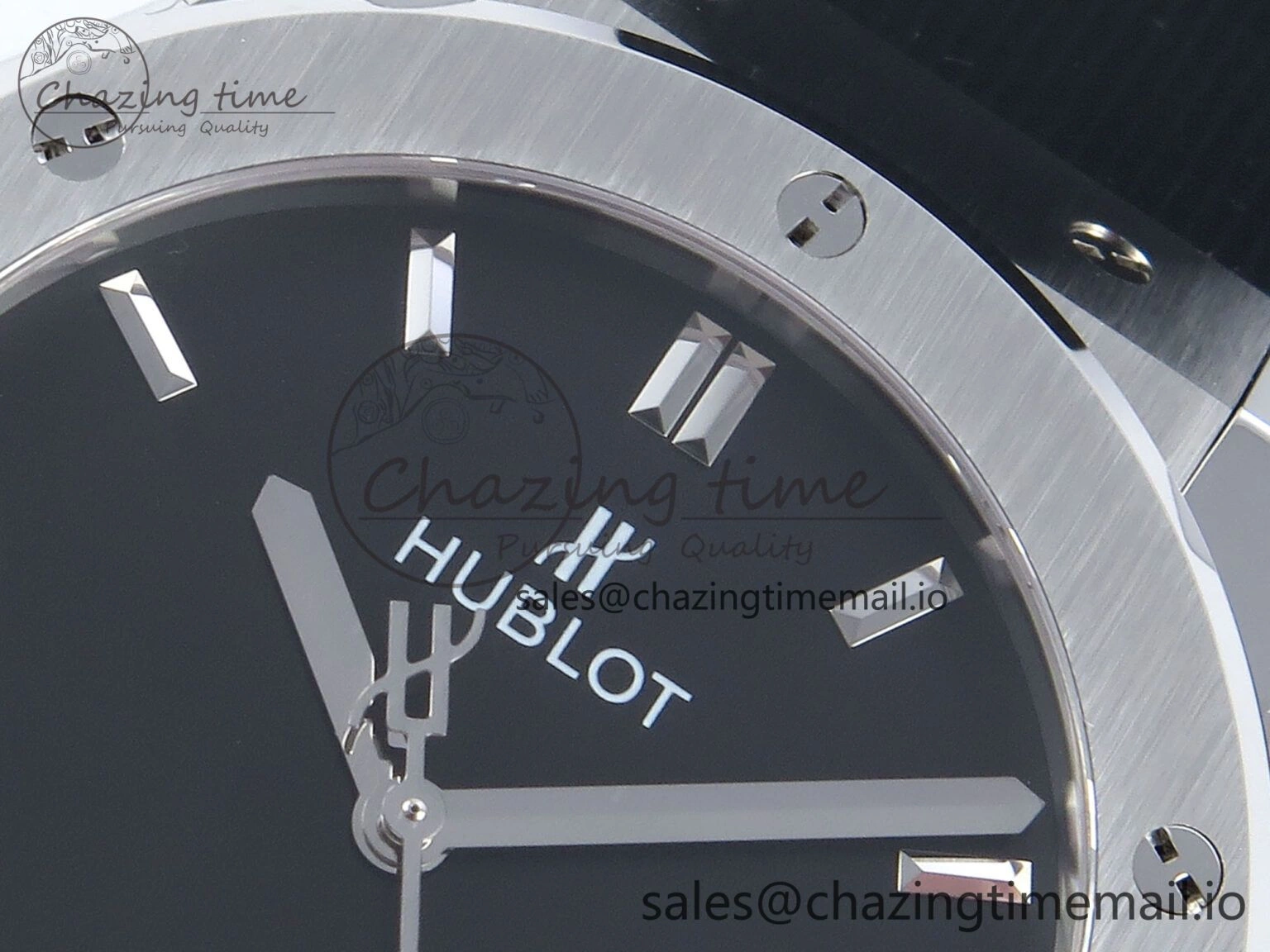 Fusion Bang 42mm HBF 1:1 Best Edition Black Dial on Black Rubber Strap A SunProtective 6687