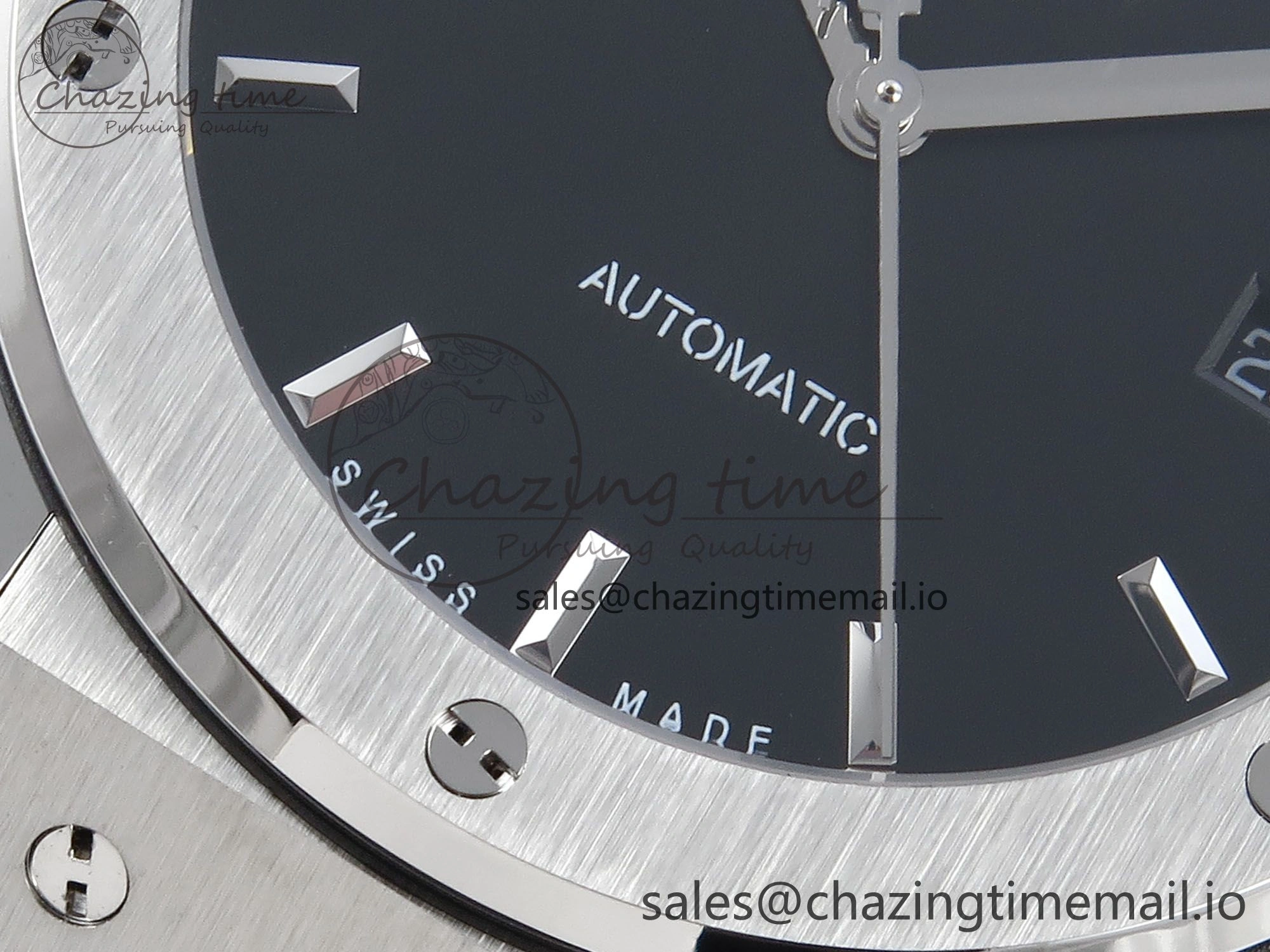 Fusion Bang 42mm HBF 1:1 Best Edition Black Dial on Black Rubber Strap A SunProtective 6687