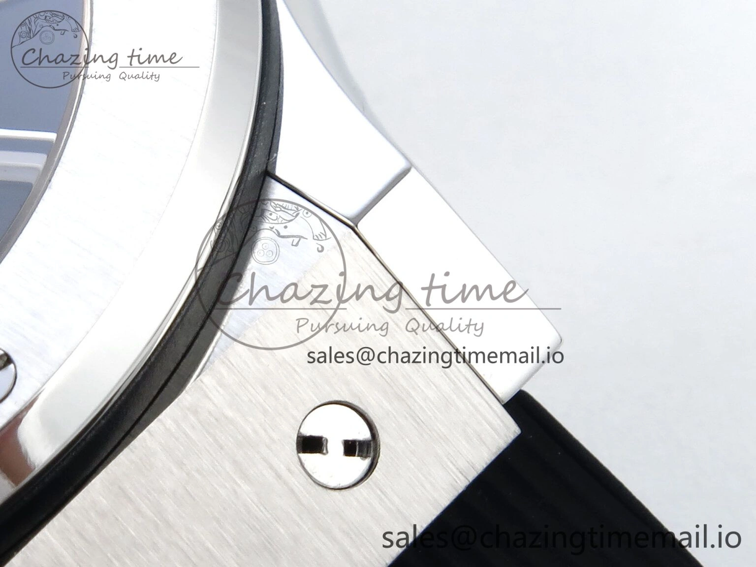 Fusion Bang 42mm HBF 1:1 Best Edition Black Dial on Black Rubber Strap A SunProtective 6687