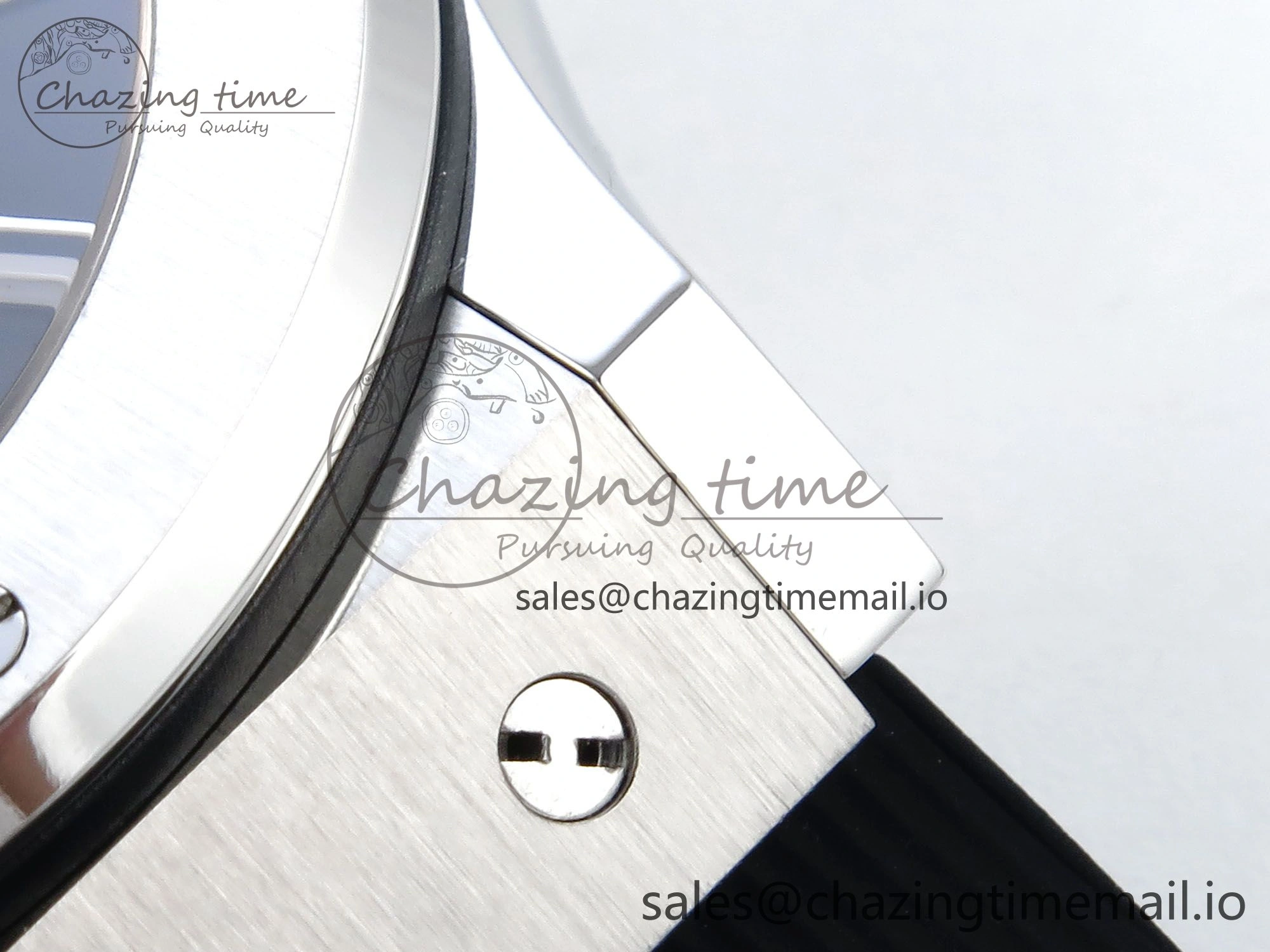 Fusion Bang 42mm HBF 1:1 Best Edition Black Dial on Black Rubber Strap A SunProtective 6687