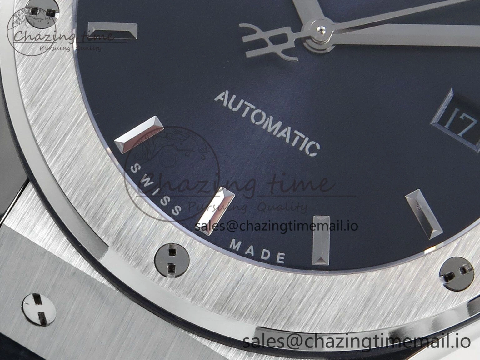 Youthful Fusion Bang 42mm HBF 1:1 Best Edition Blue Dial on Blue Leather Strap A 6681