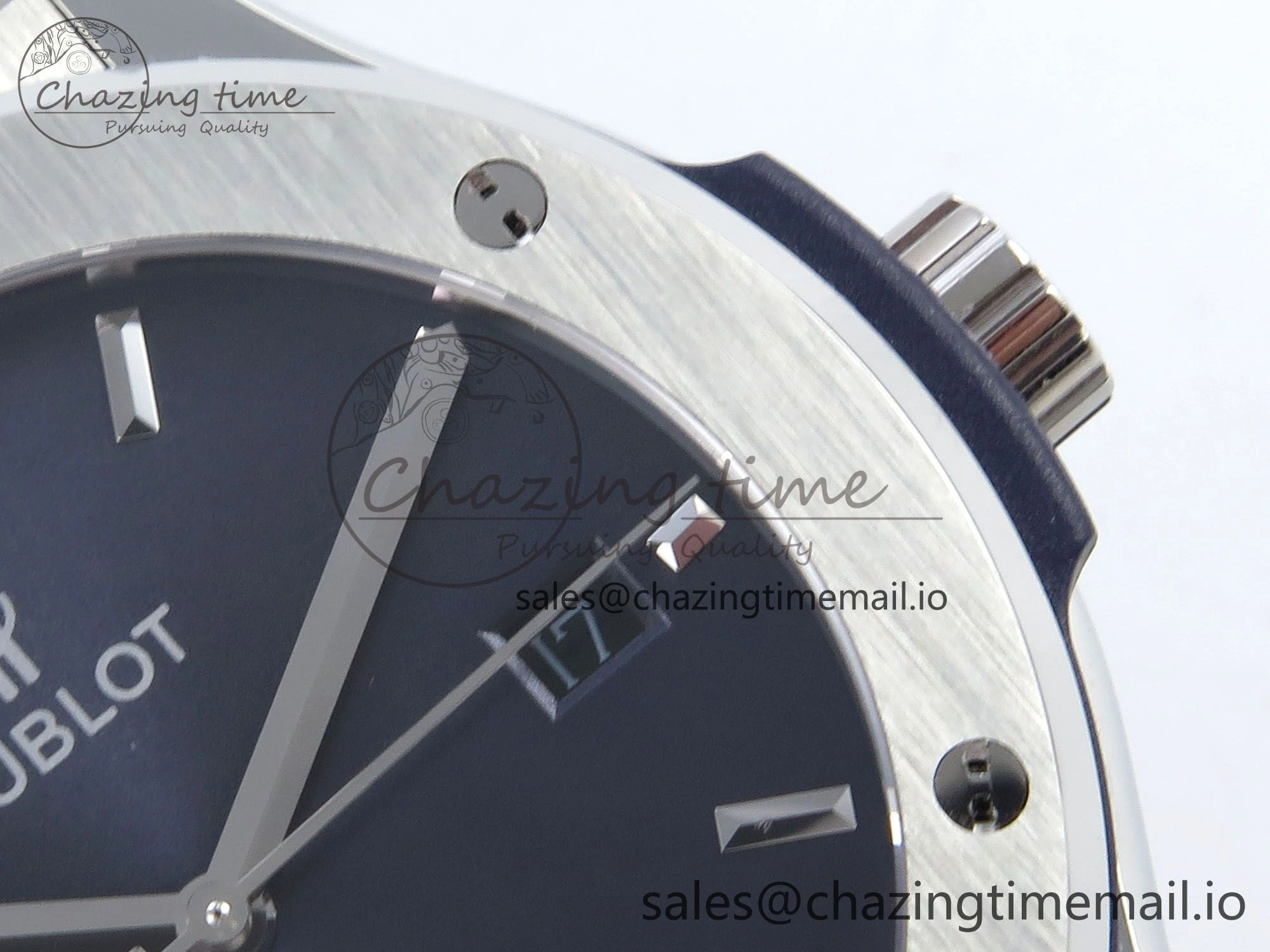 Youthful Fusion Bang 42mm HBF 1:1 Best Edition Blue Dial on Blue Leather Strap A 6681