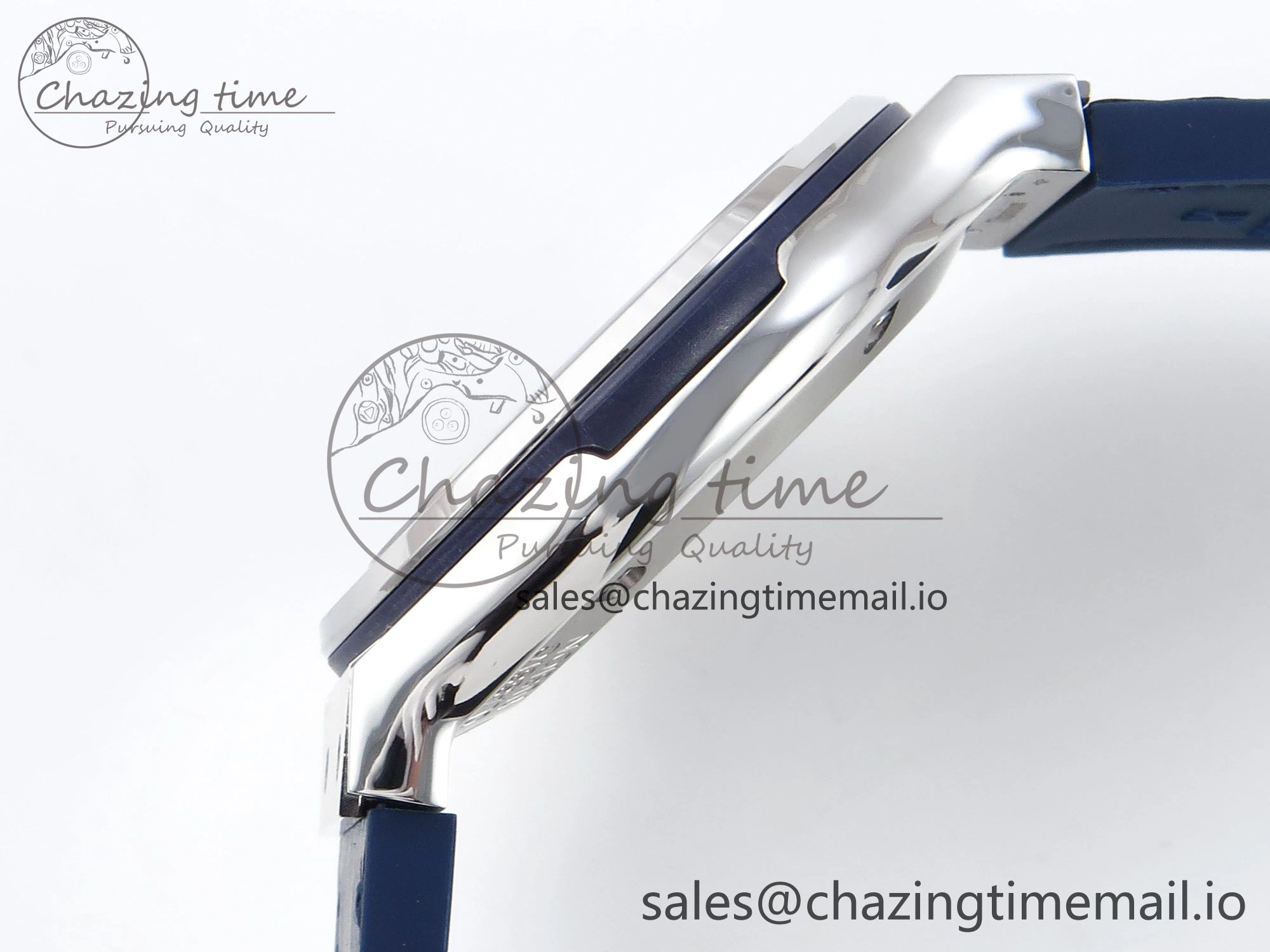 Youthful Fusion Bang 42mm HBF 1:1 Best Edition Blue Dial on Blue Leather Strap A 6681