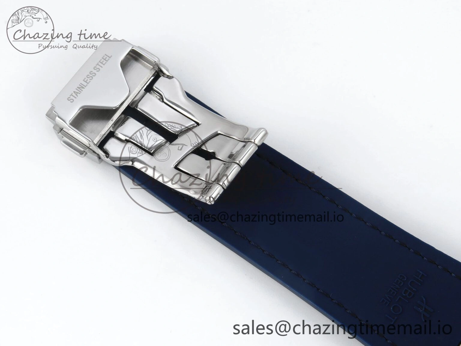 Youthful Fusion Bang 42mm HBF 1:1 Best Edition Blue Dial on Blue Leather Strap A 6681