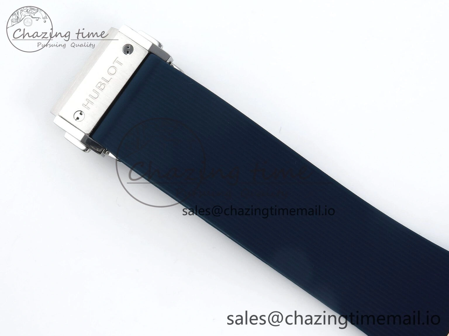 Bold Fusion Bang 42mm HBF 1:1 Best Edition Blue Dial on Blue Rubber Strap A 6688