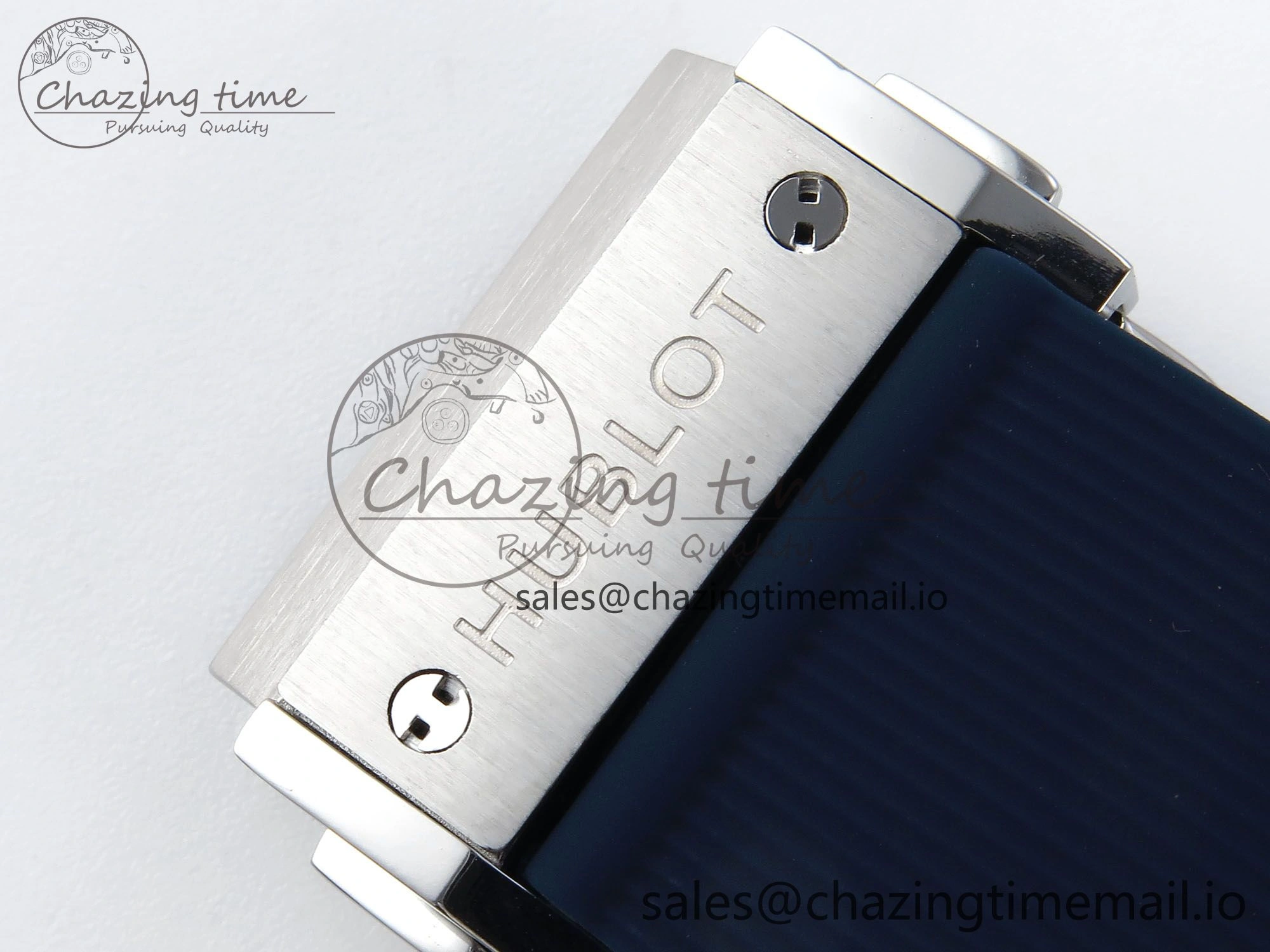 Bold Fusion Bang 42mm HBF 1:1 Best Edition Blue Dial on Blue Rubber Strap A 6688