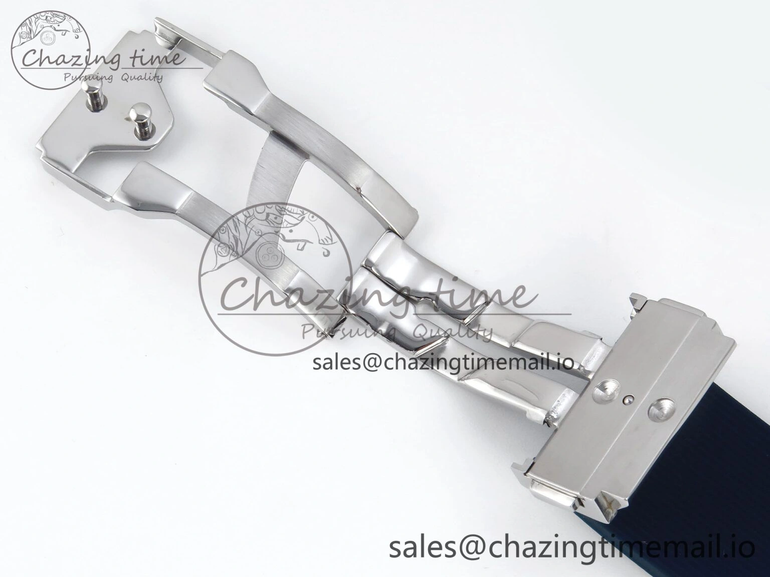 Bold Fusion Bang 42mm HBF 1:1 Best Edition Blue Dial on Blue Rubber Strap A 6688