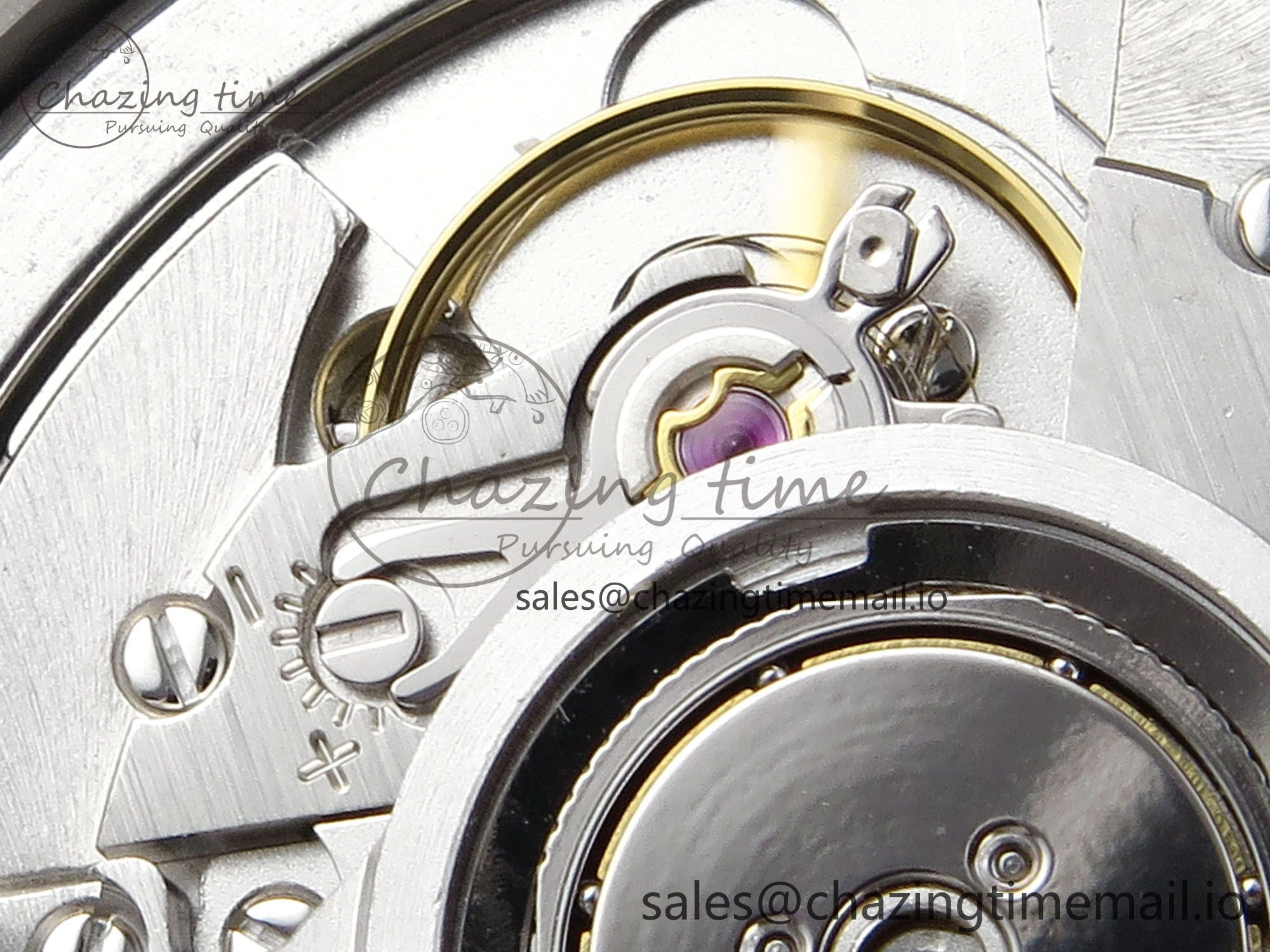 Fusion Bang 42mm HBF 1:1 Best Edition Gray Dial Diamonds Bezel on Gray Rubber Strap A Bright 6683