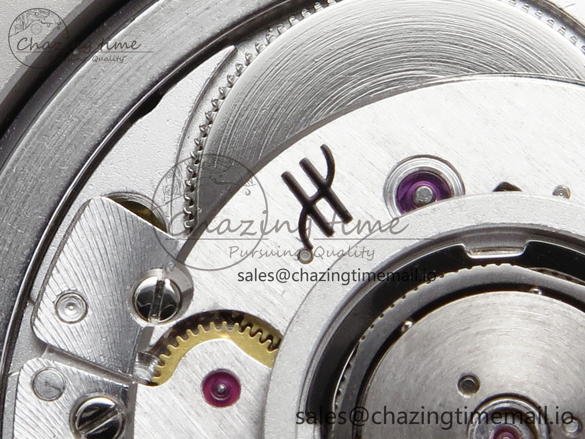 Fusion Bang 42mm HBF 1:1 Best Edition Gray Dial Diamonds Bezel on Gray Rubber Strap A Bright 6683