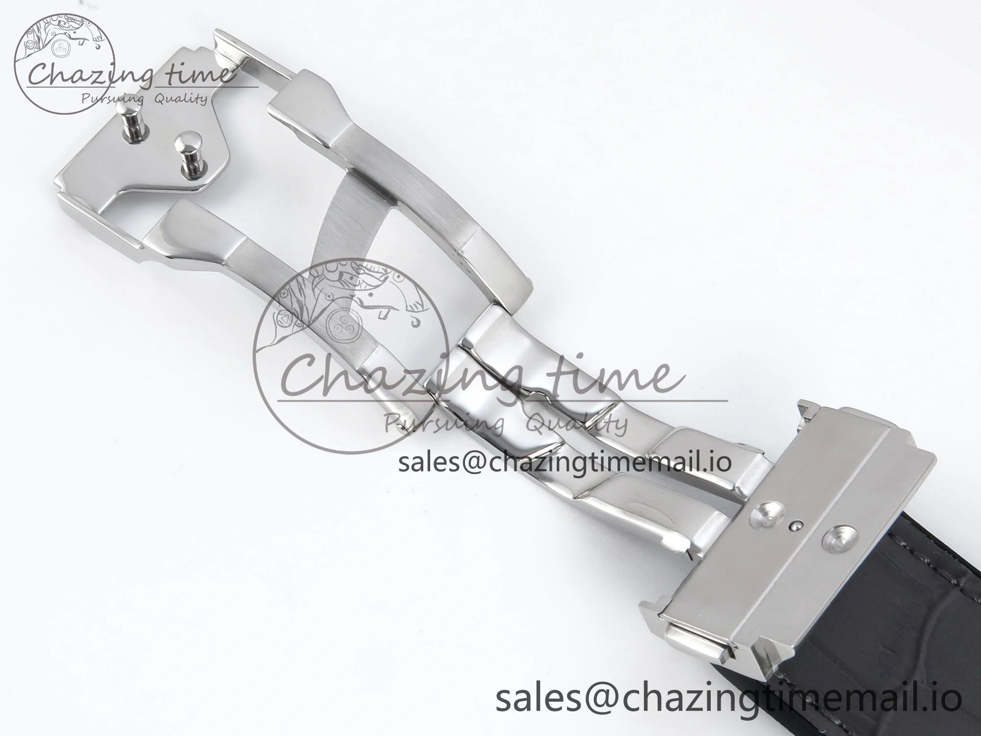 Fusion Bang 42mm HBF 1:1 Best Edition Gray Dial on Gray Leather Strap A TechFriendly 6678