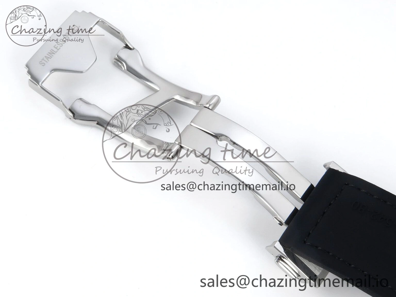 Fusion Bang 42mm HBF 1:1 Best Edition Gray Dial on Gray Leather Strap A TechFriendly 6678