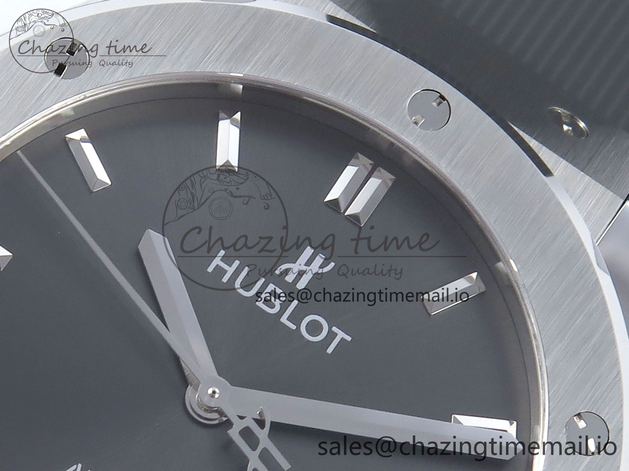 Fusion Bang 42mm HBF 1:1 Best Edition Gray Dial on Gray Rubber Strap A Effortless 6684